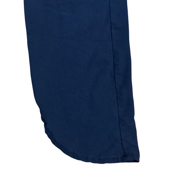 Women's Size S Marine Layer Tencel Allison Pant Navy Blue Stretchy Dolphin Hem - Picture 5 of 7